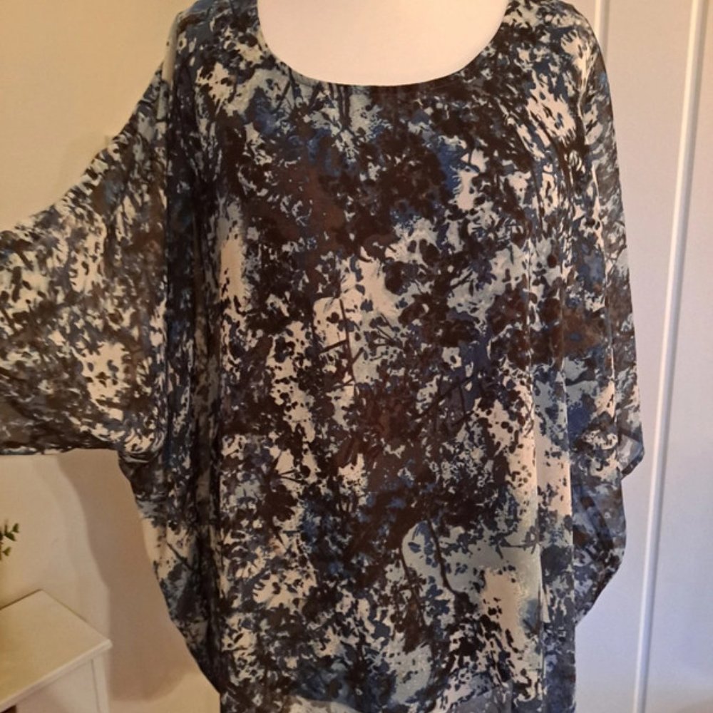 Joe Browns Chiffon Tunic Top Size 16